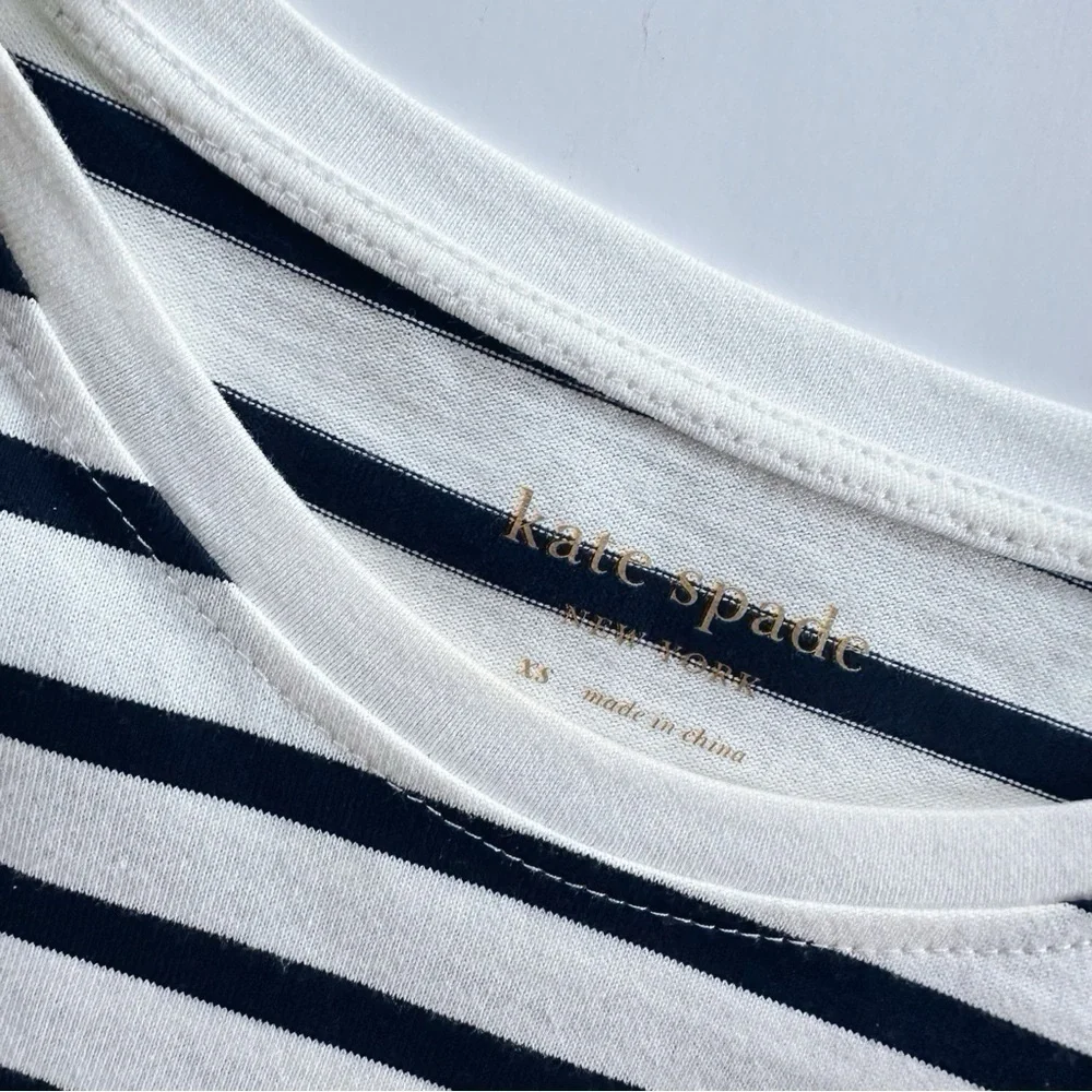 NEW Kate Spade Women’s Striped Black & White Top